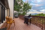 Back Deck with Gas Grill, Outdoor Dining Table & Great Views of Mt. Yonah